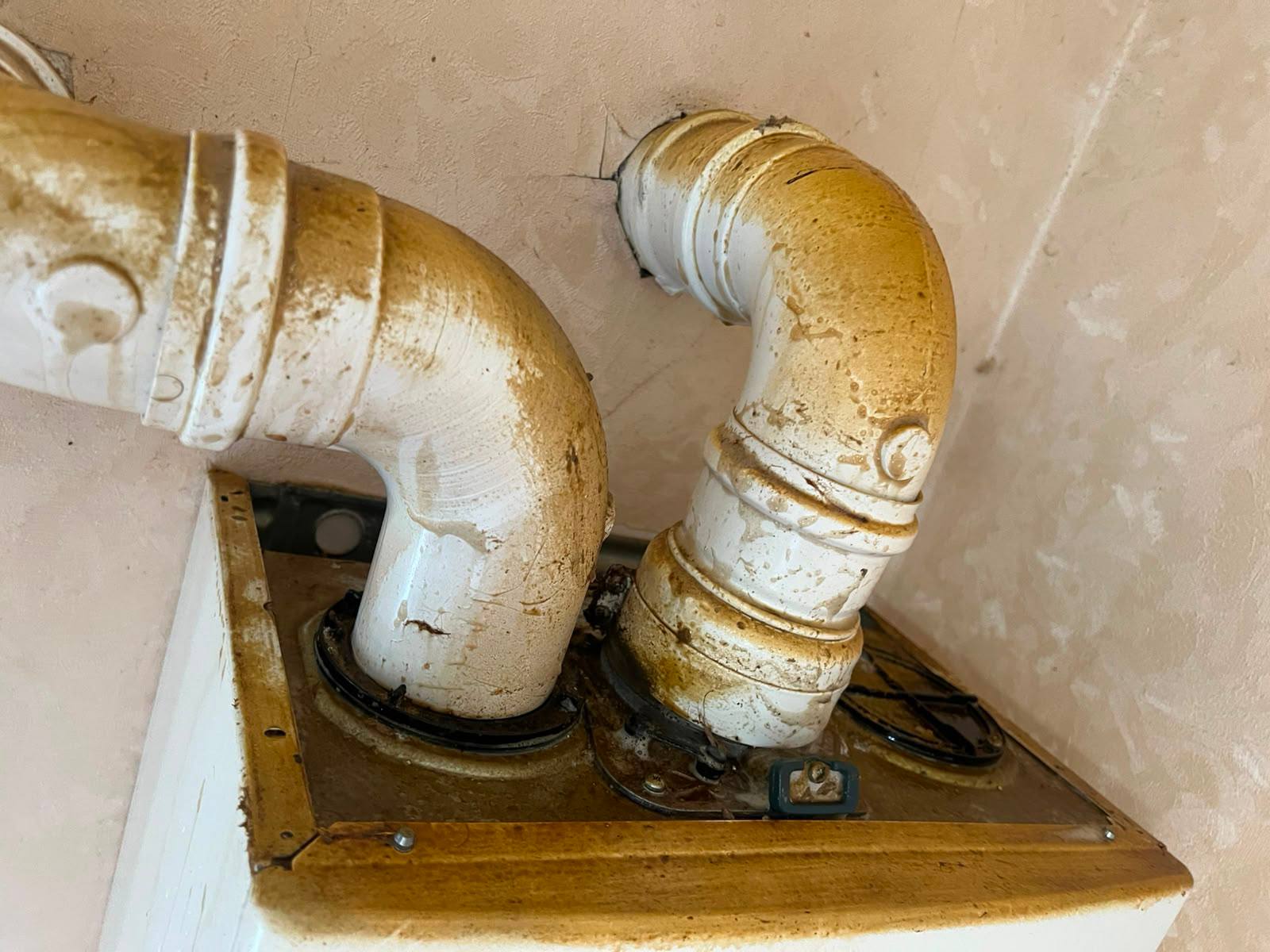 Газовый котёл до уборки